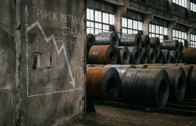 Российская сталь снова дешевеет