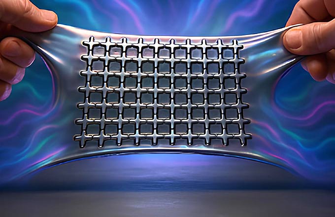 Растягивающиеся металлические чернила открывают путь к созданию плащей-невидимок