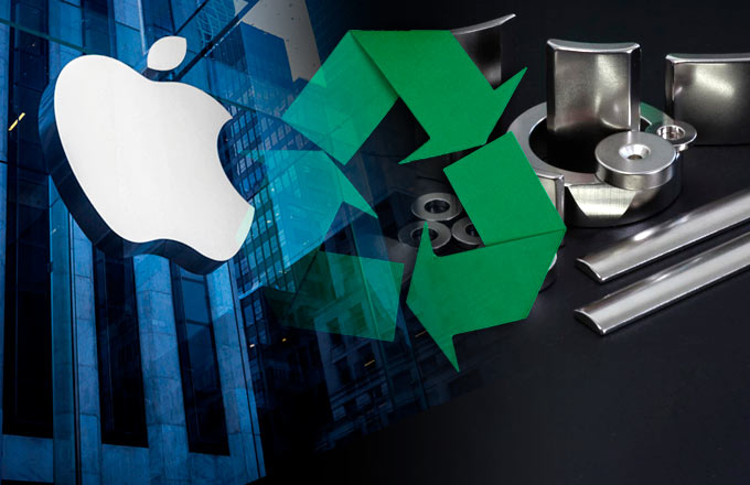 Apple полностью перейдёт на использование переработанных редкозёмов к 2025 году
