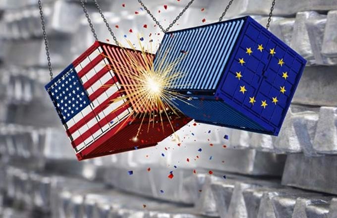 Риски торговых разногласий между ЕС и США ограничивают спрос на алюминий