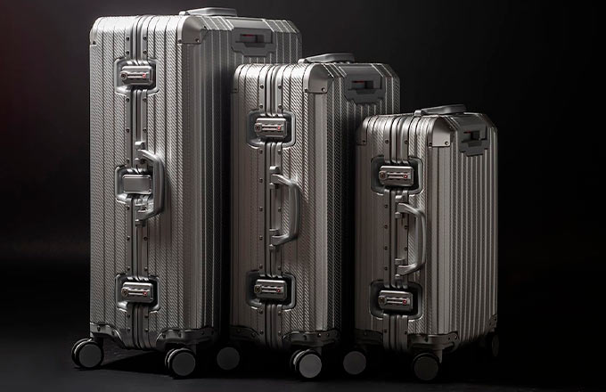 За что нужно ценить чемоданы из алюминия